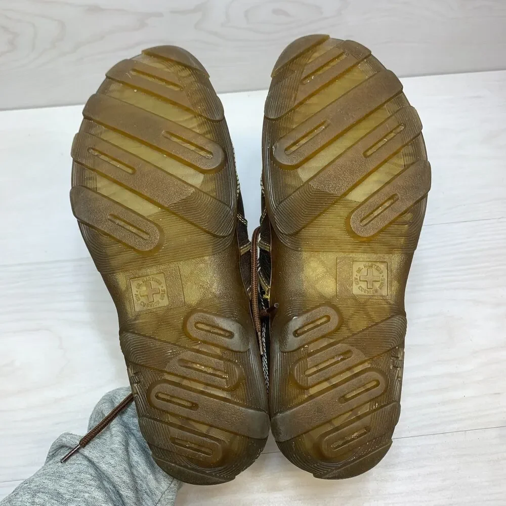 Dr. Martens Kurt Casual Shoes Men' Size 10 Brown Leather Comfort Lace Up AirWair